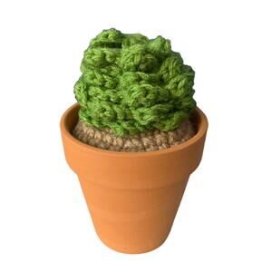 Bright Green Leafy Succulent - Crochet Plant